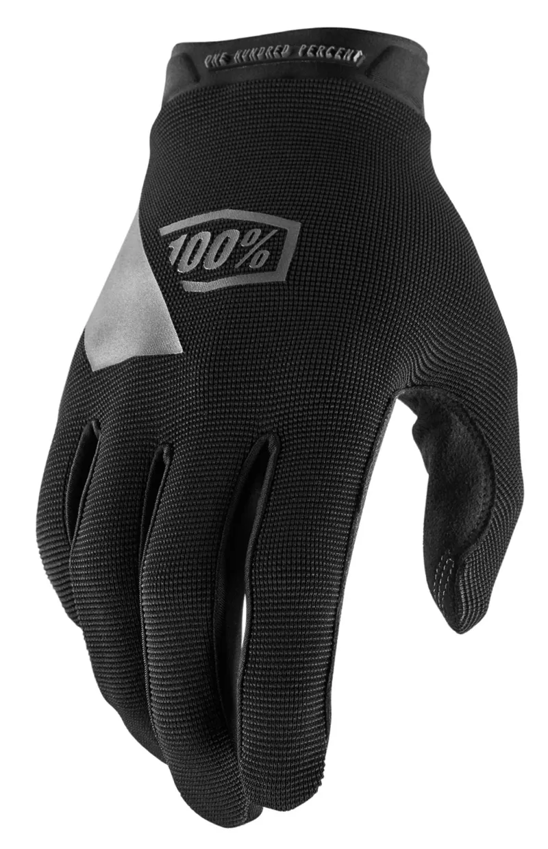 100 Ridecamp Youth MTB Gloves Black